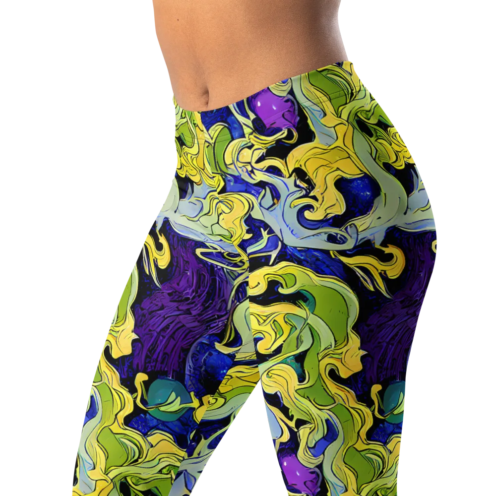 Lemon Riot on Leggings — Left Front
