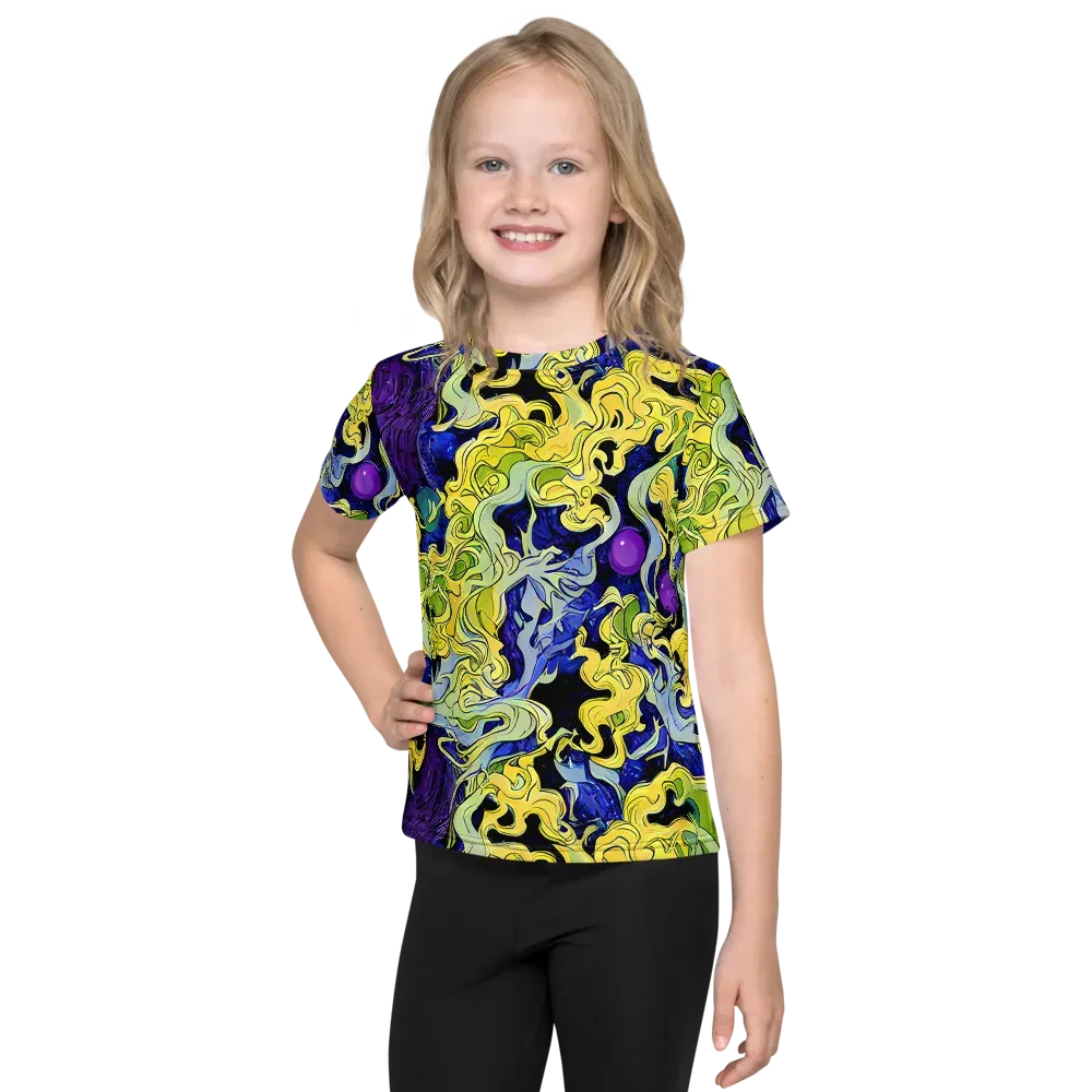 Lemon Riot on Kids Crew Neck T-Shirt — Front