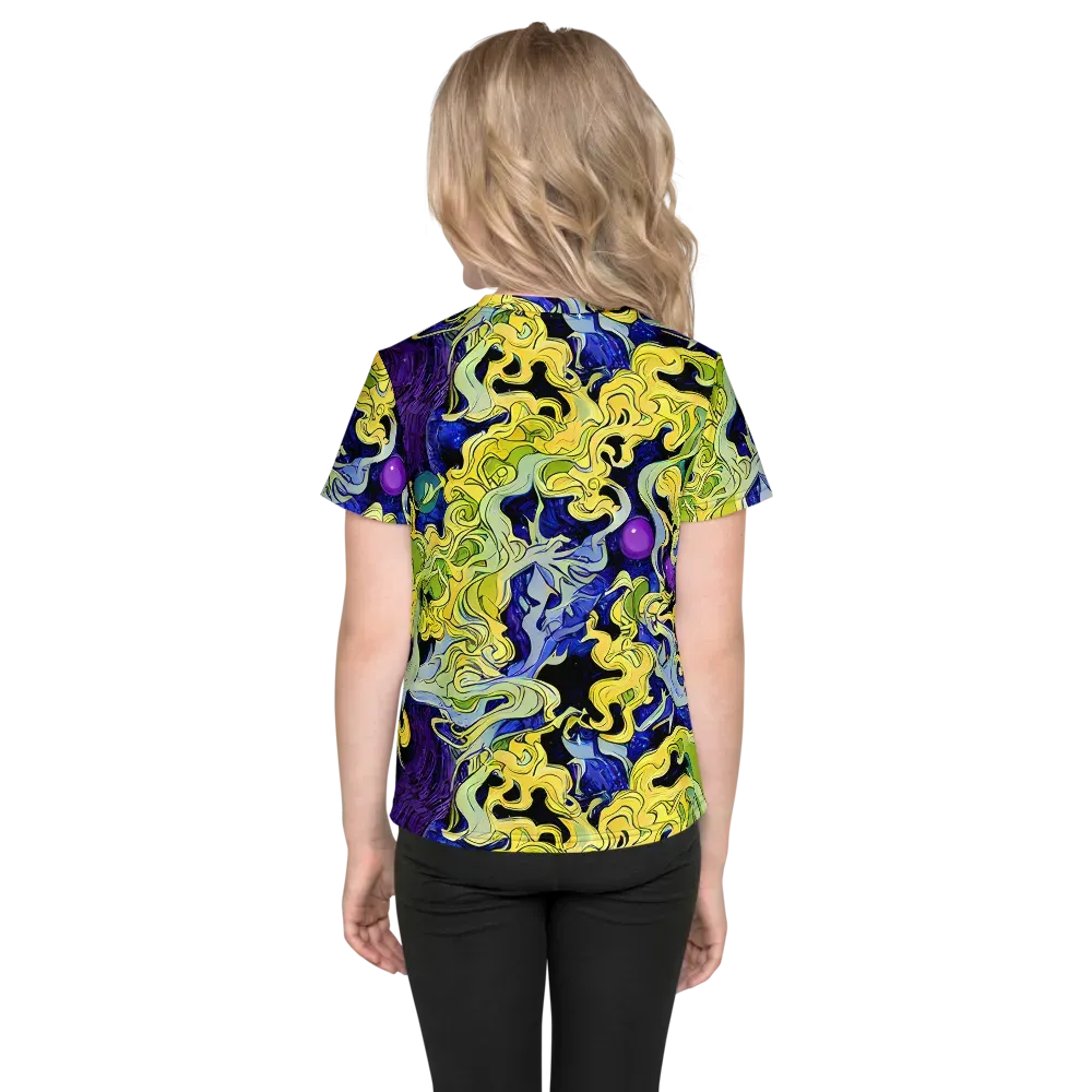 Lemon Riot on Kids Crew Neck T-Shirt — Back