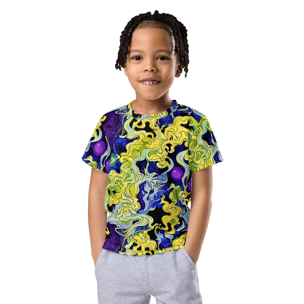 Lemon Riot on Kids Crew Neck T-Shirt — Front