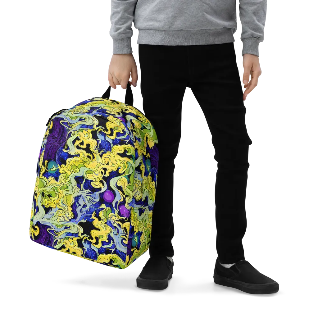 Lemon Riot on Minimalist Backpack — Zoomed-in