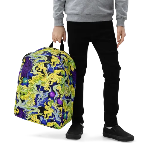 Lemon Riot on a Minimalist Backpack
