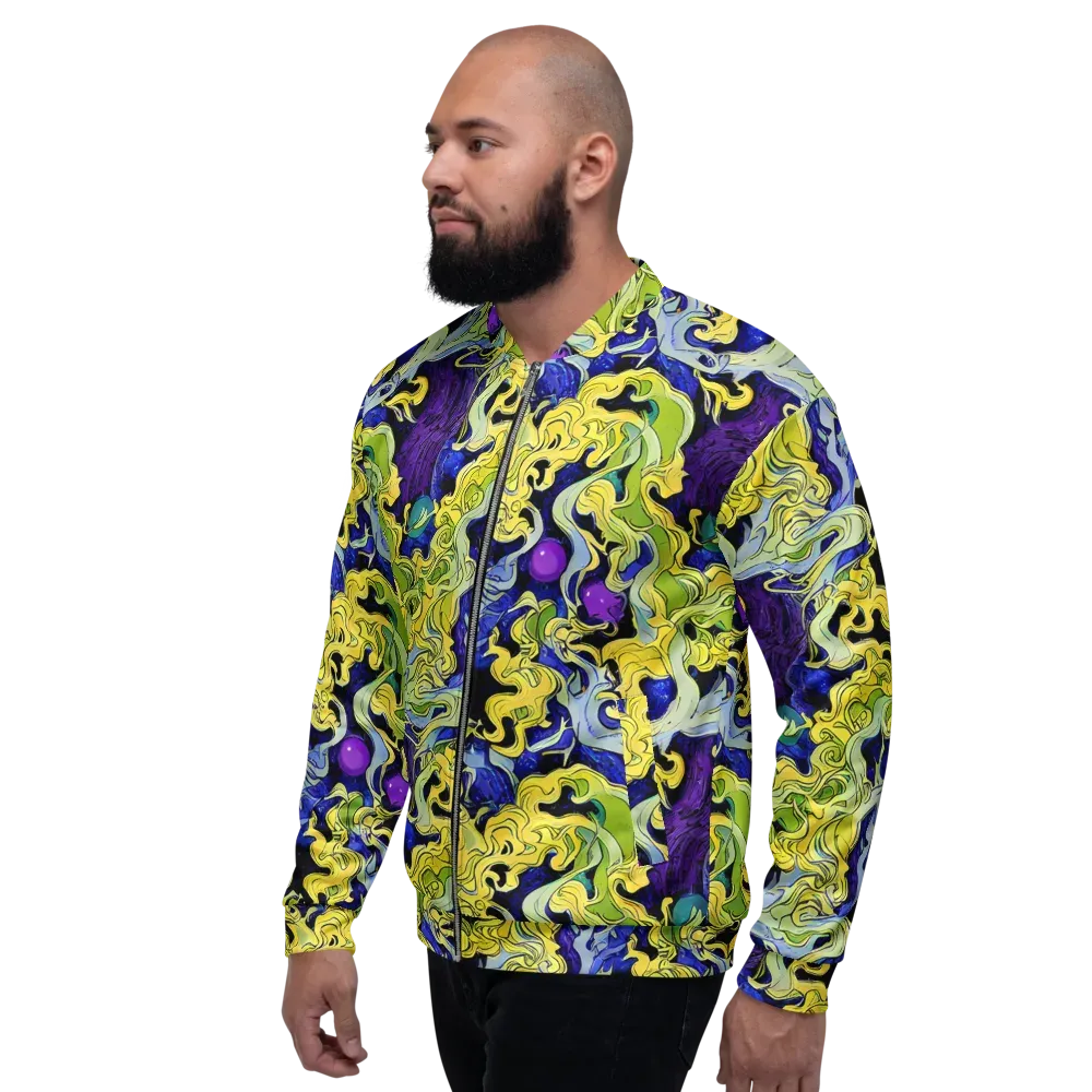 Lemon Riot on Bomber Jacket — Left