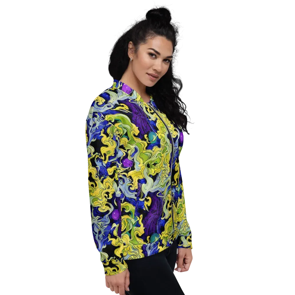 Lemon Riot on Bomber Jacket — Right