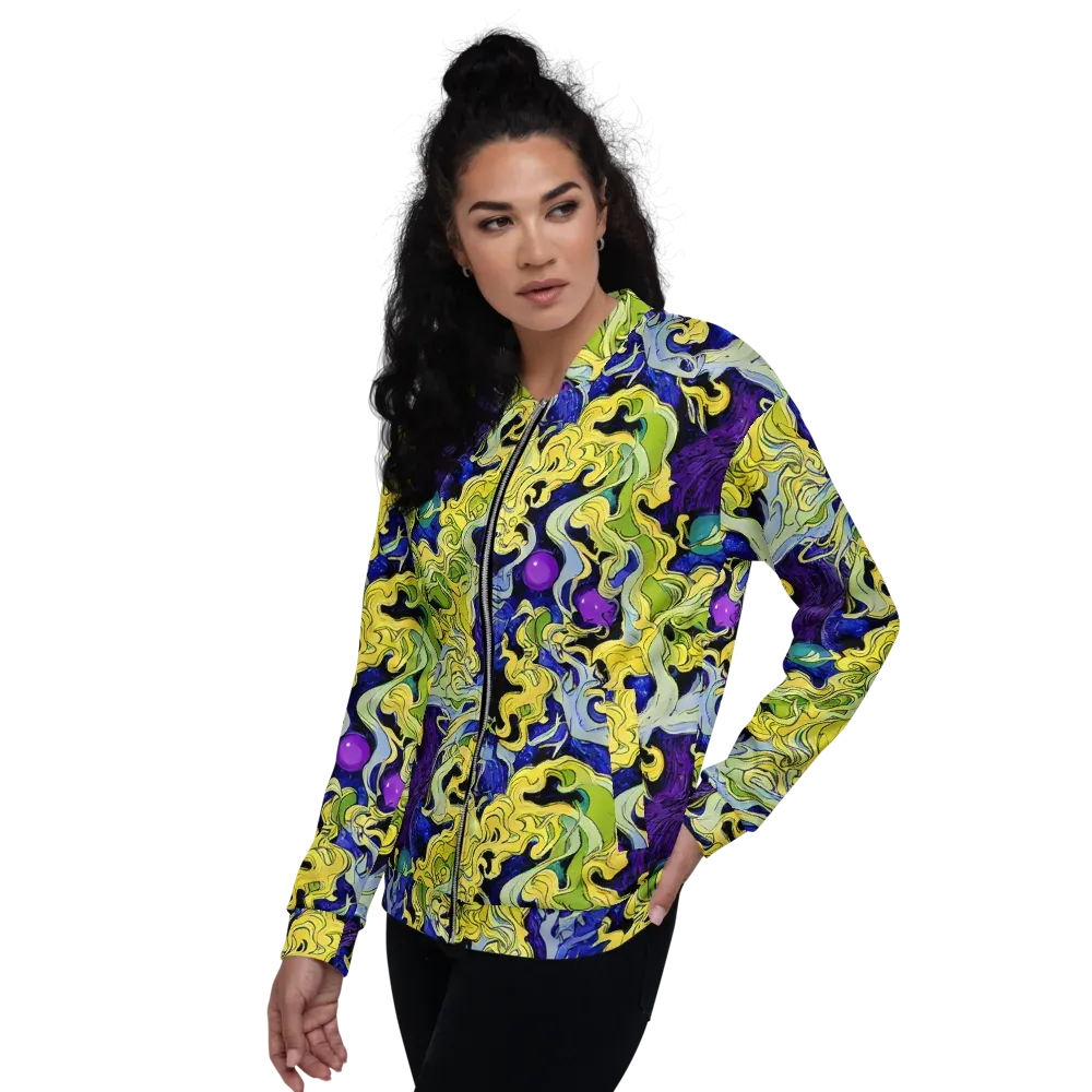 Lemon Riot on Bomber Jacket — Left