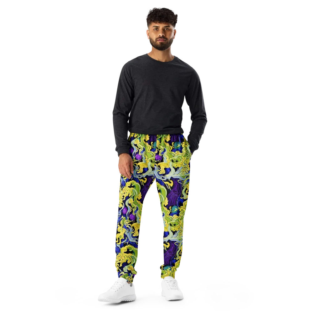 Lemon Riot on Men's Joggers — Front