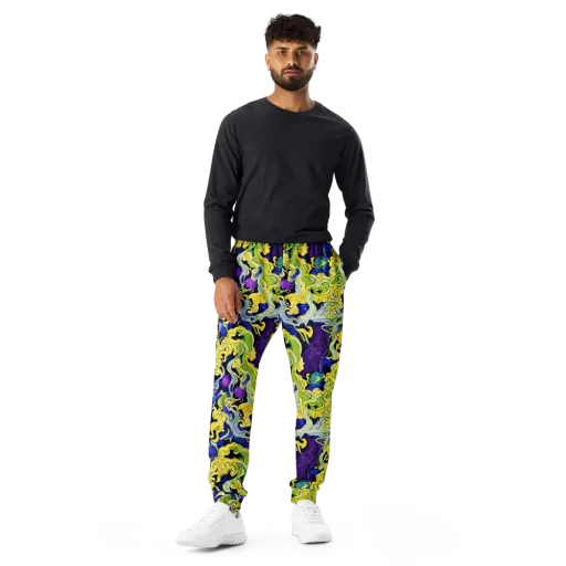 Lemon Riot on a Men's Joggers