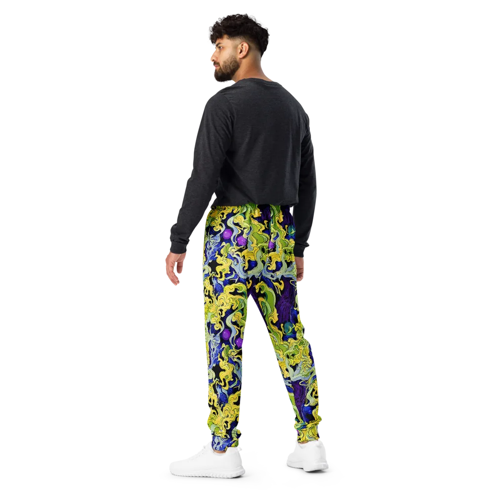 Lemon Riot on Men's Joggers — Back