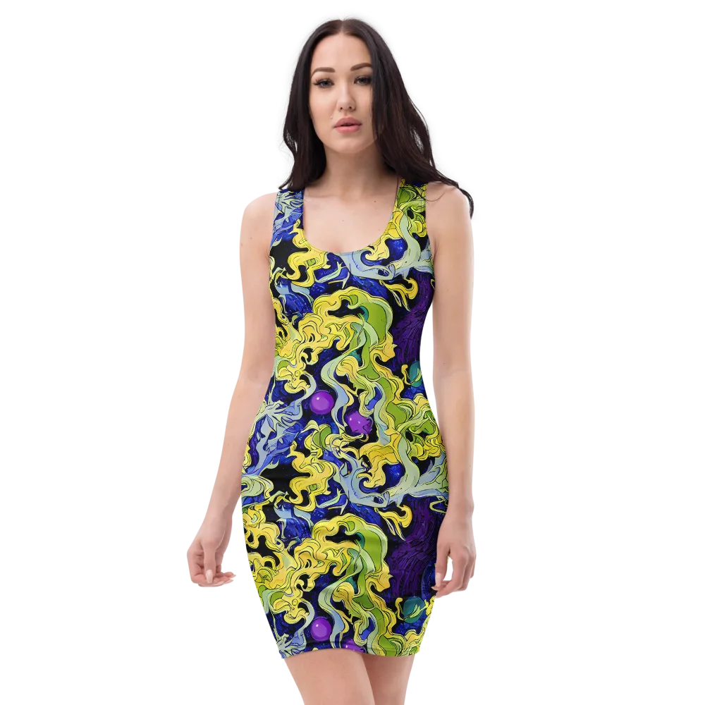 Lemon Riot on Bodycon Dress — Front