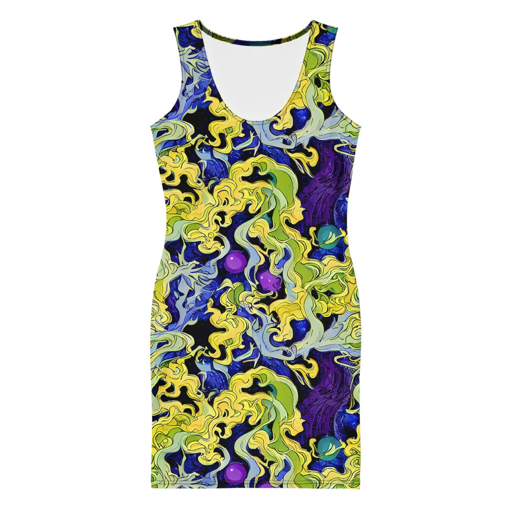Lemon Riot on Bodycon Dress — Front
