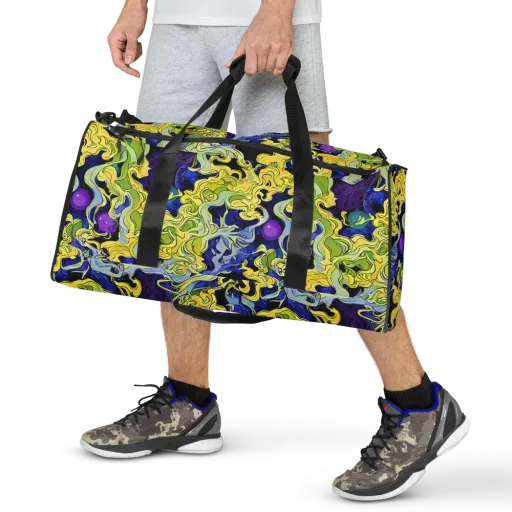 Lemon Riot on a Duffle Bag