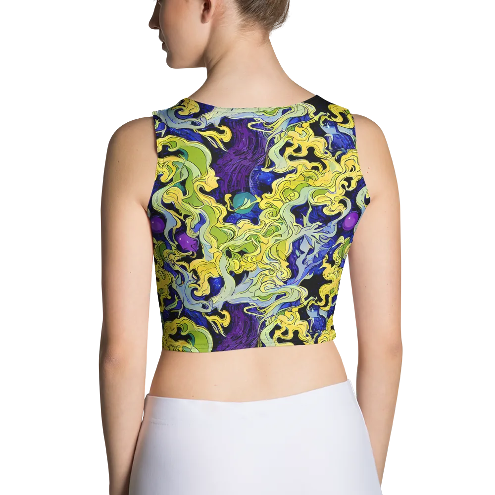 Lemon Riot on Crop Top — Back