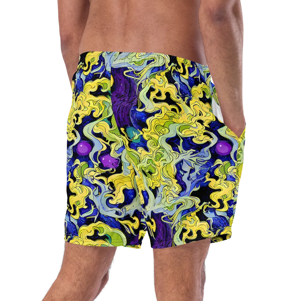 Lemon Riot on Swim Trunks — Right Back