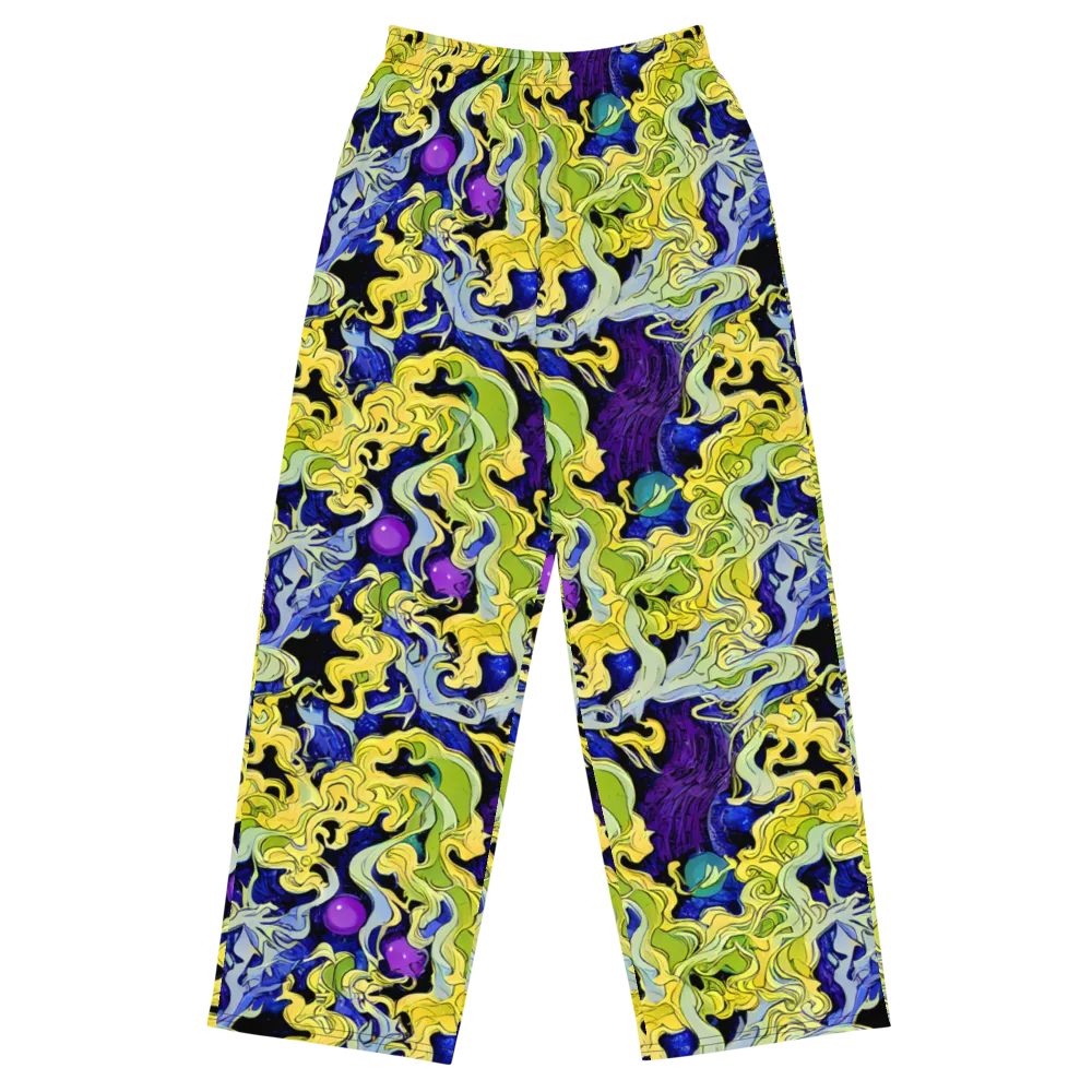 Lemon Riot on Wide-Leg Pants — Front