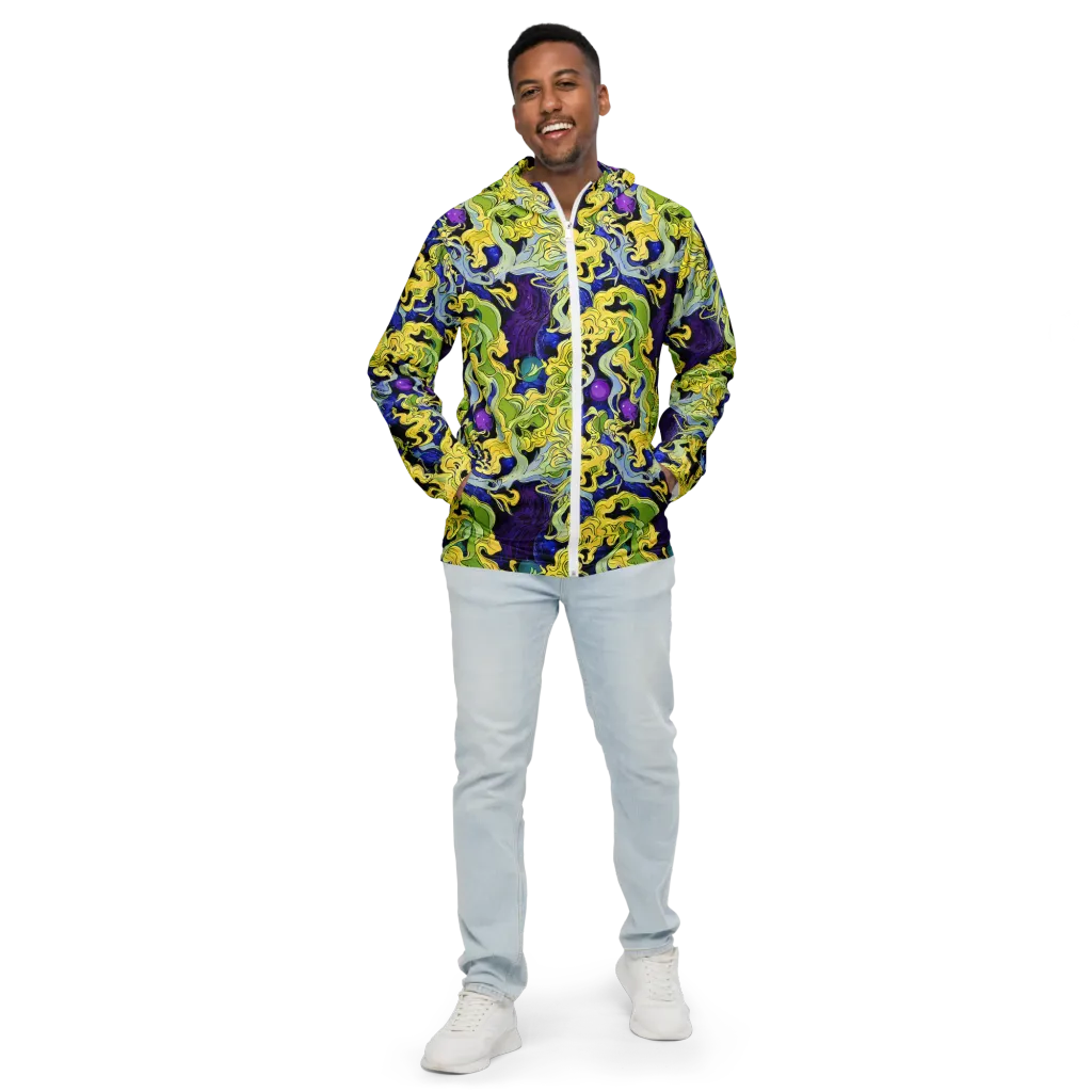 Lemon Riot on Men's Windbreaker — Front