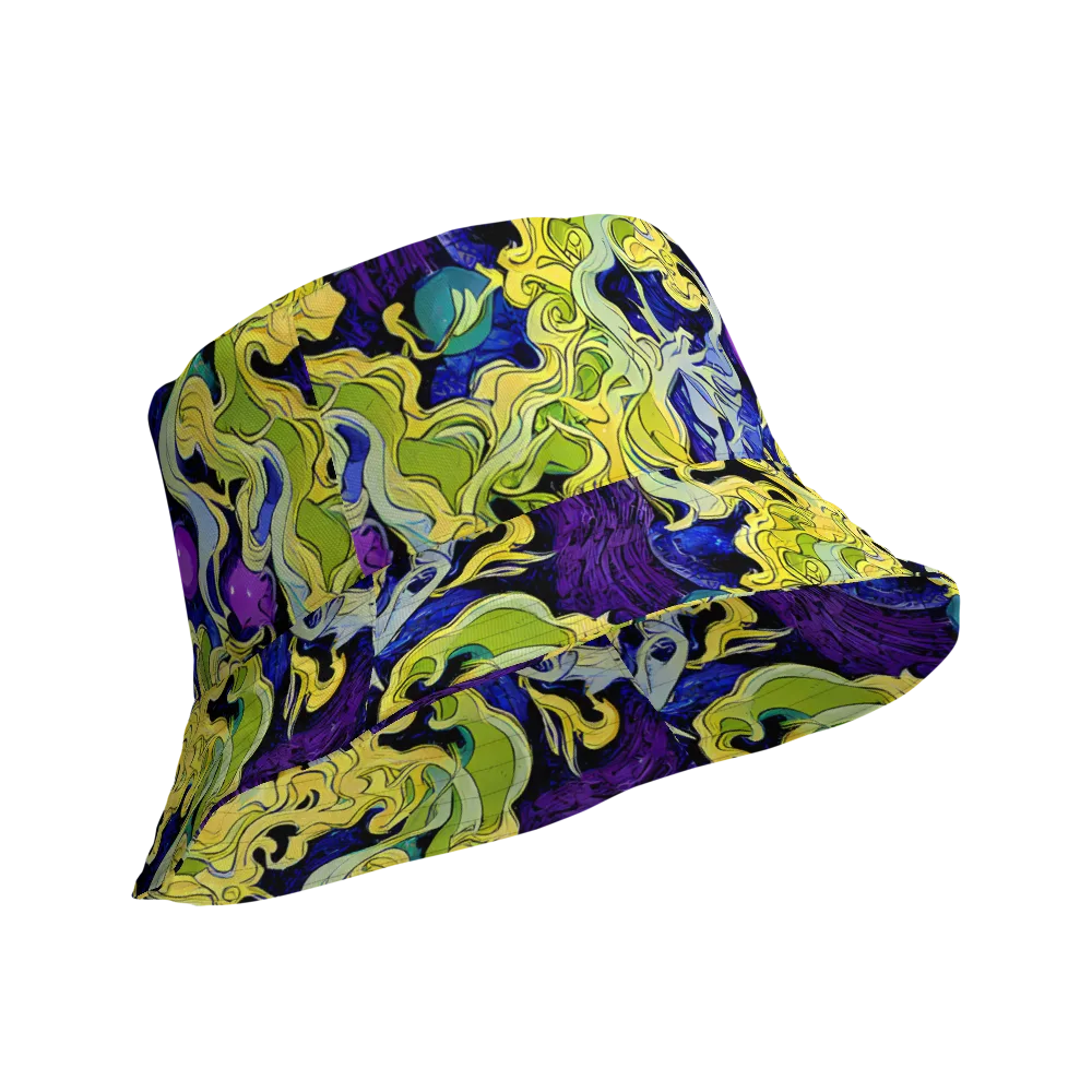 Lemon Riot on Reversible Bucket Hat — Product details Outside