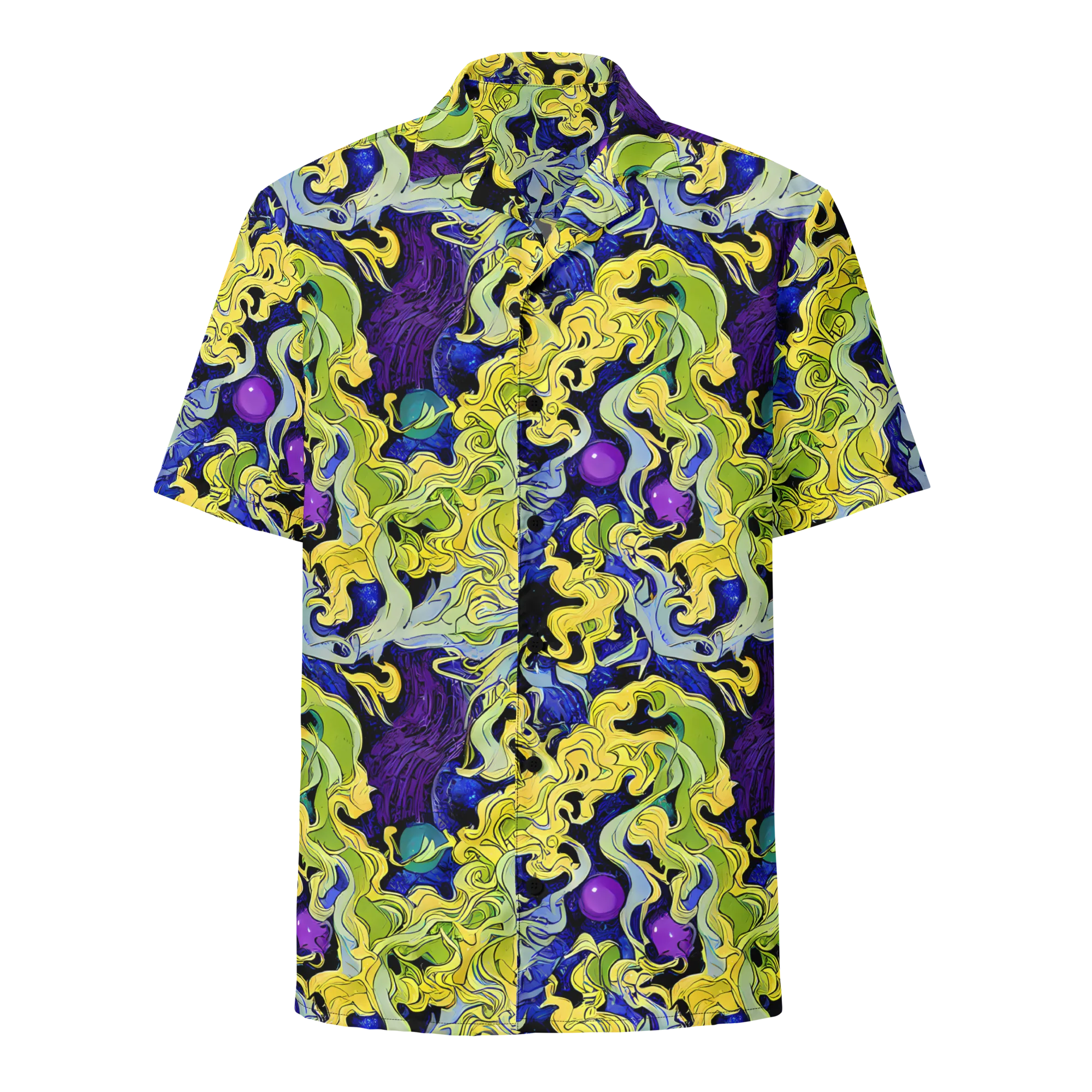 Lemon Riot on Button Shirt — Front