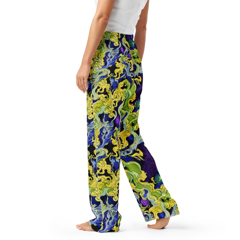 Lemon Riot on Women's Pajama Pants — Left