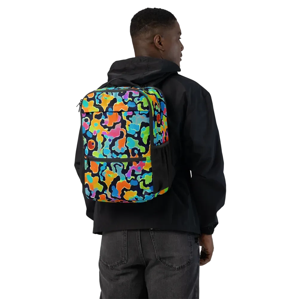 Prism Ooze on Utility Backpack — Back