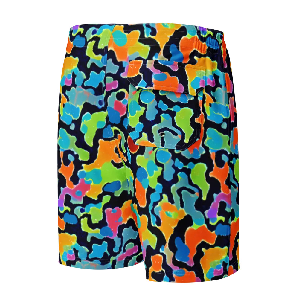 Prism Ooze on Men's Board Shorts — Back