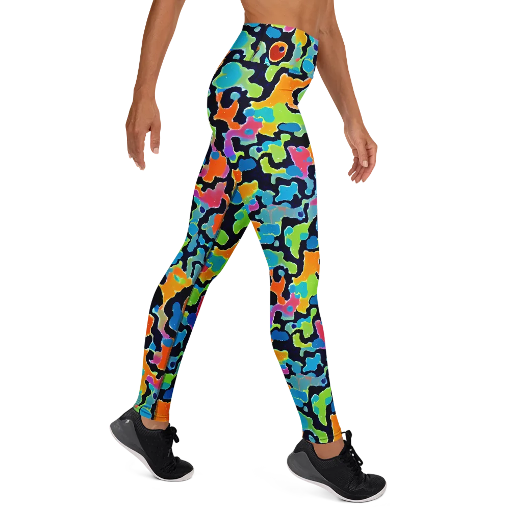 Prism Ooze on Yoga Leggings — Right