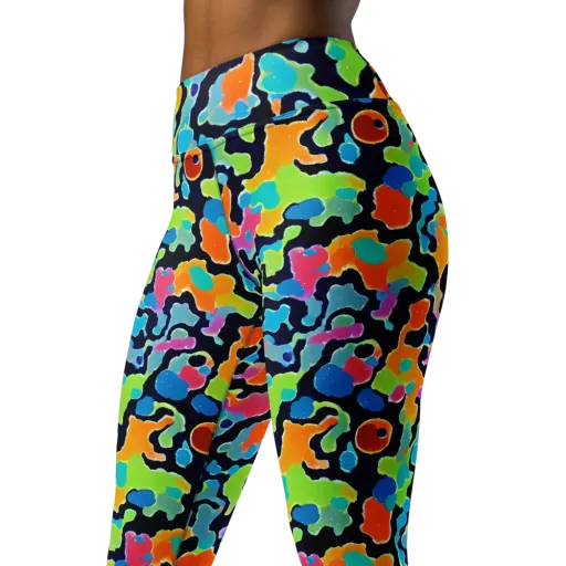 Prism Ooze on a Yoga Leggings