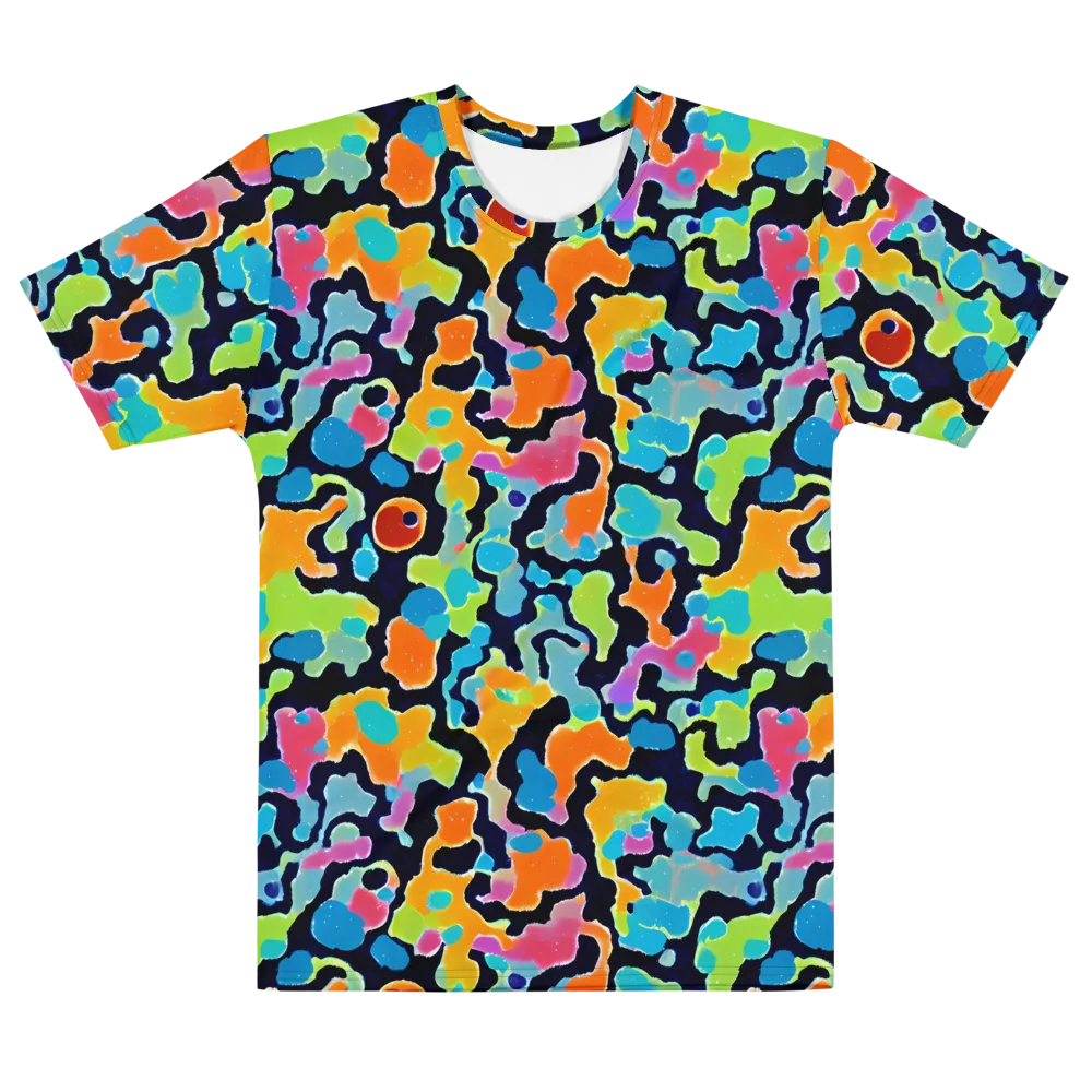 Prism Ooze on Men's Cotton Crew Neck T-Shirt — Front