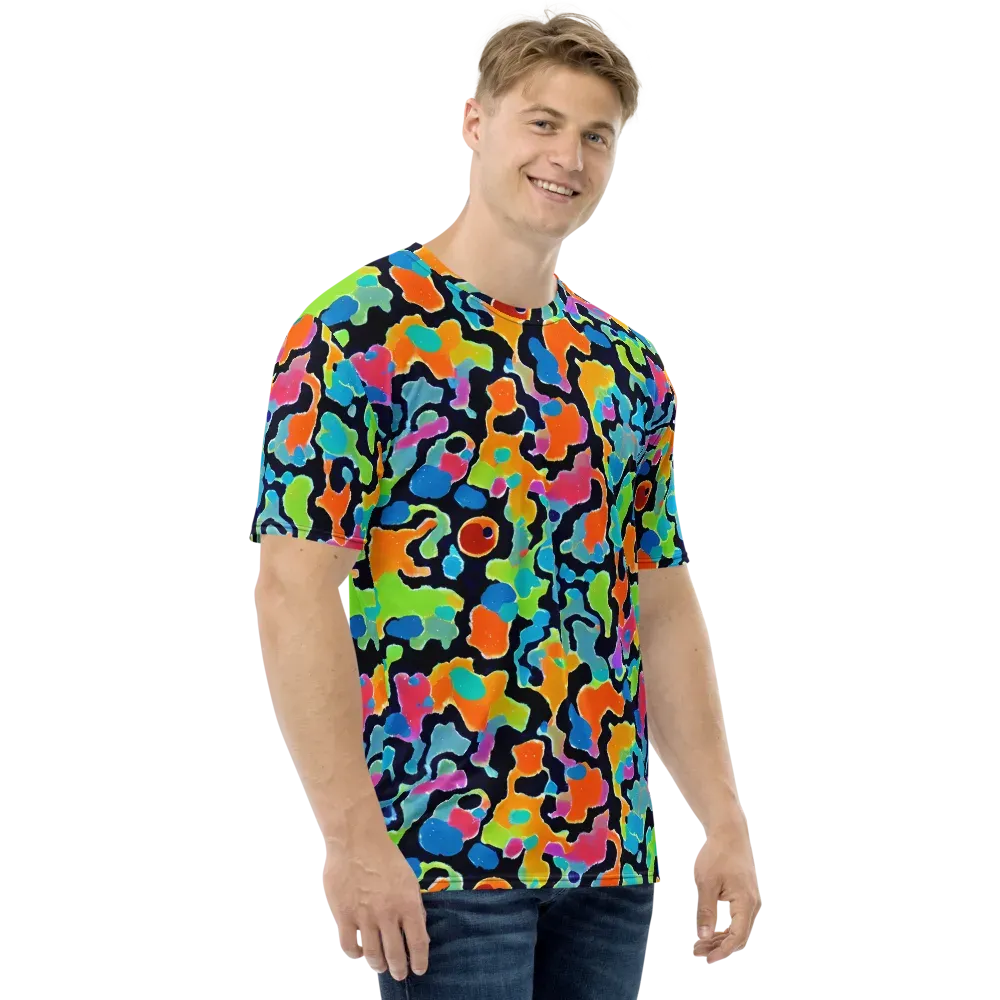 Prism Ooze on Men's Crew Neck T-Shirt — Right