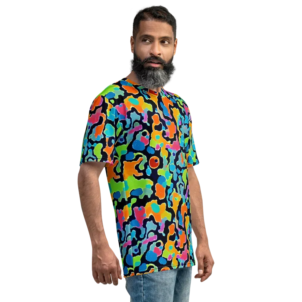 Prism Ooze on Men's Crew Neck T-Shirt — Right