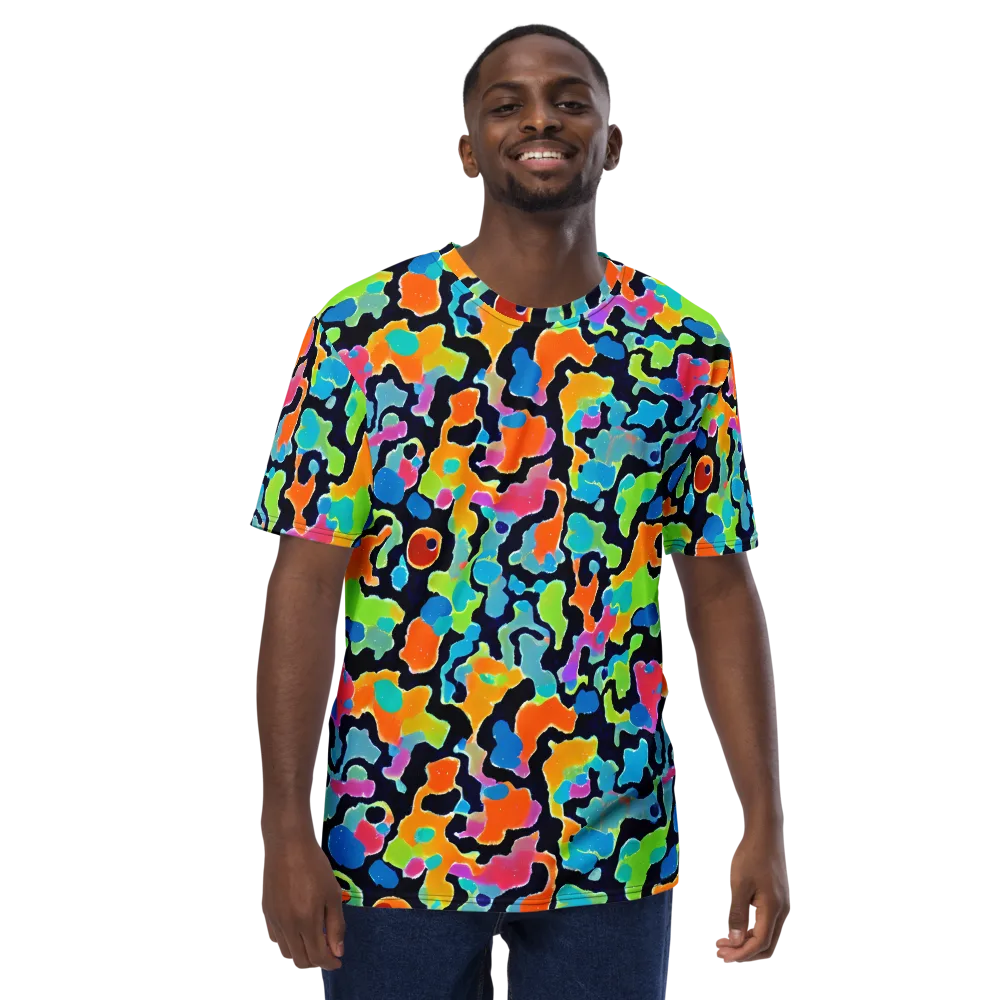 Prism Ooze on Men's Crew Neck T-Shirt — Front