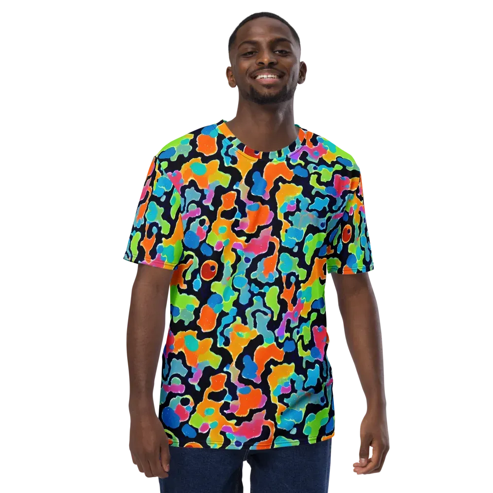 Prism Ooze on Men's Crew Neck T-Shirt — Front