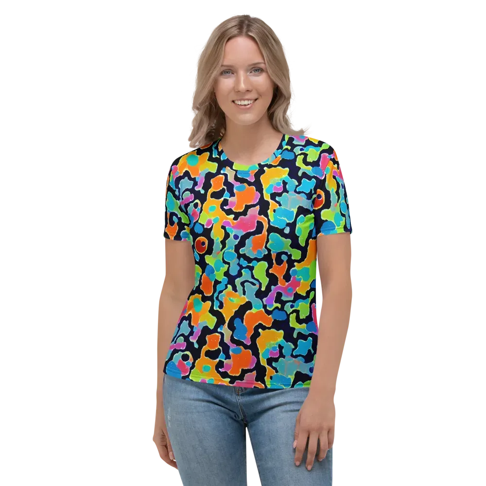 Prism Ooze on Women's Crew Neck T-Shirt — Front