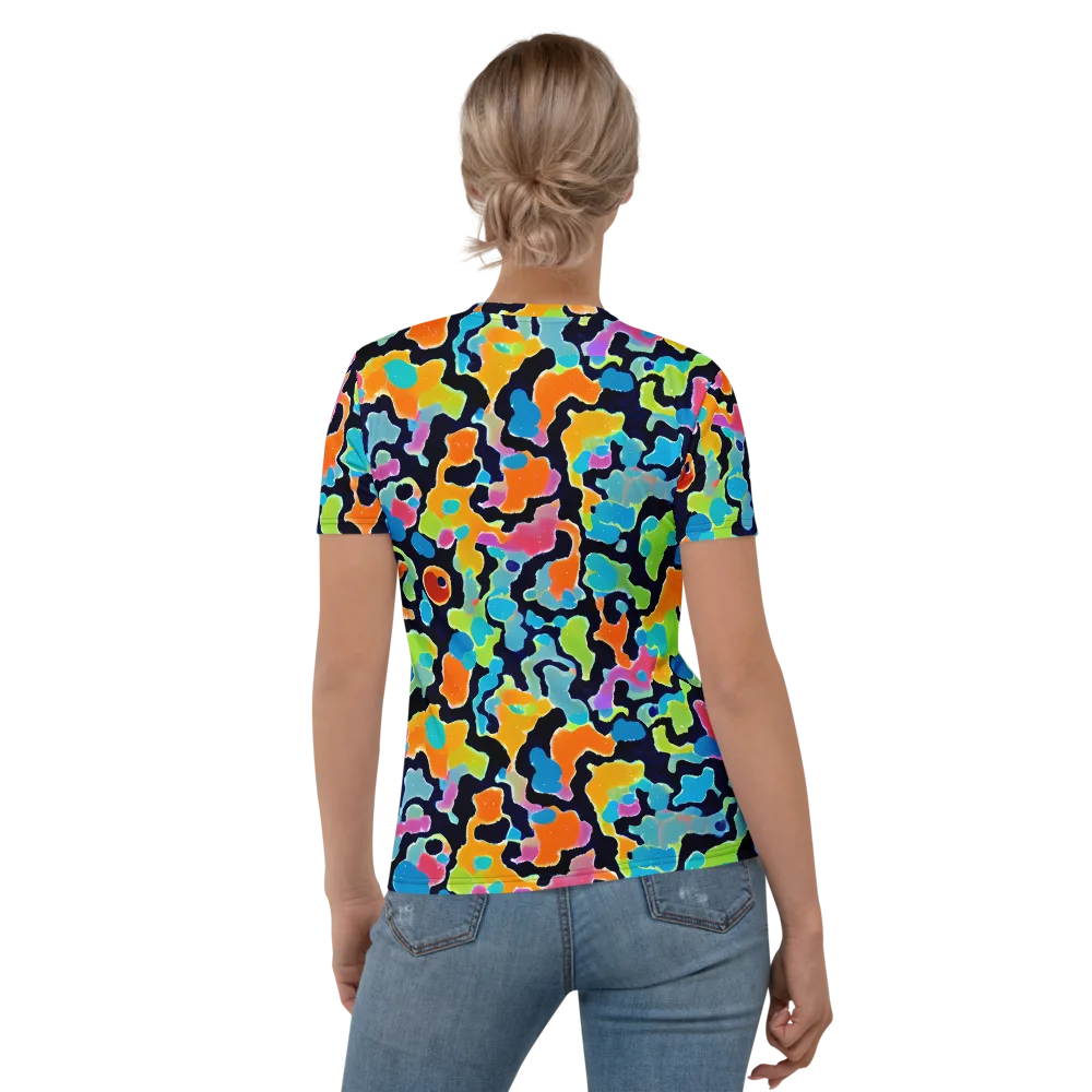 Prism Ooze on Women's Crew Neck T-Shirt — Back