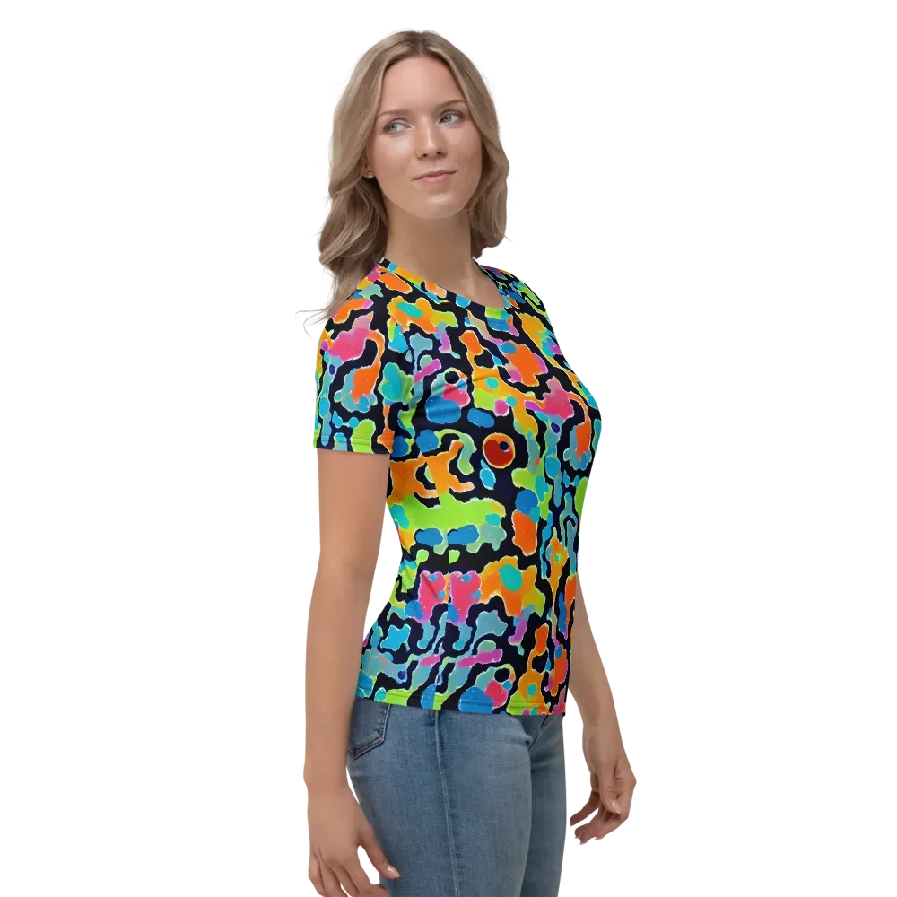 Prism Ooze on Women's Crew Neck T-Shirt — Right