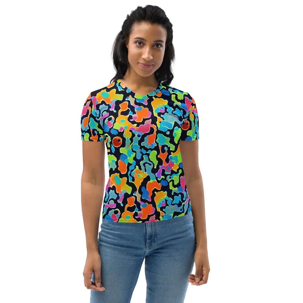 Prism Ooze on Women's Crew Neck T-Shirt — Front