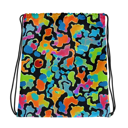 Prism Ooze on a Drawstring Bag