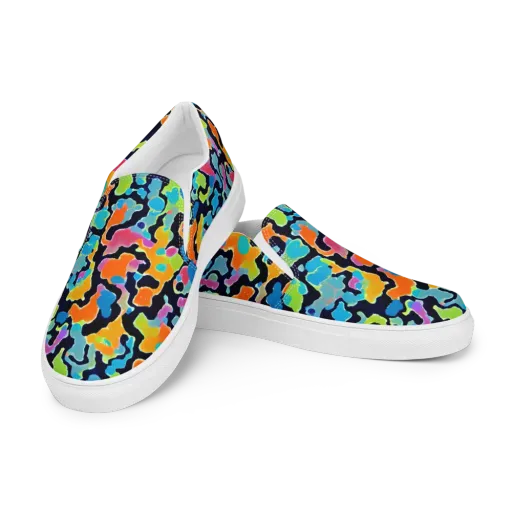 Prism Ooze on a Women's Slip-On Canvas Shoes