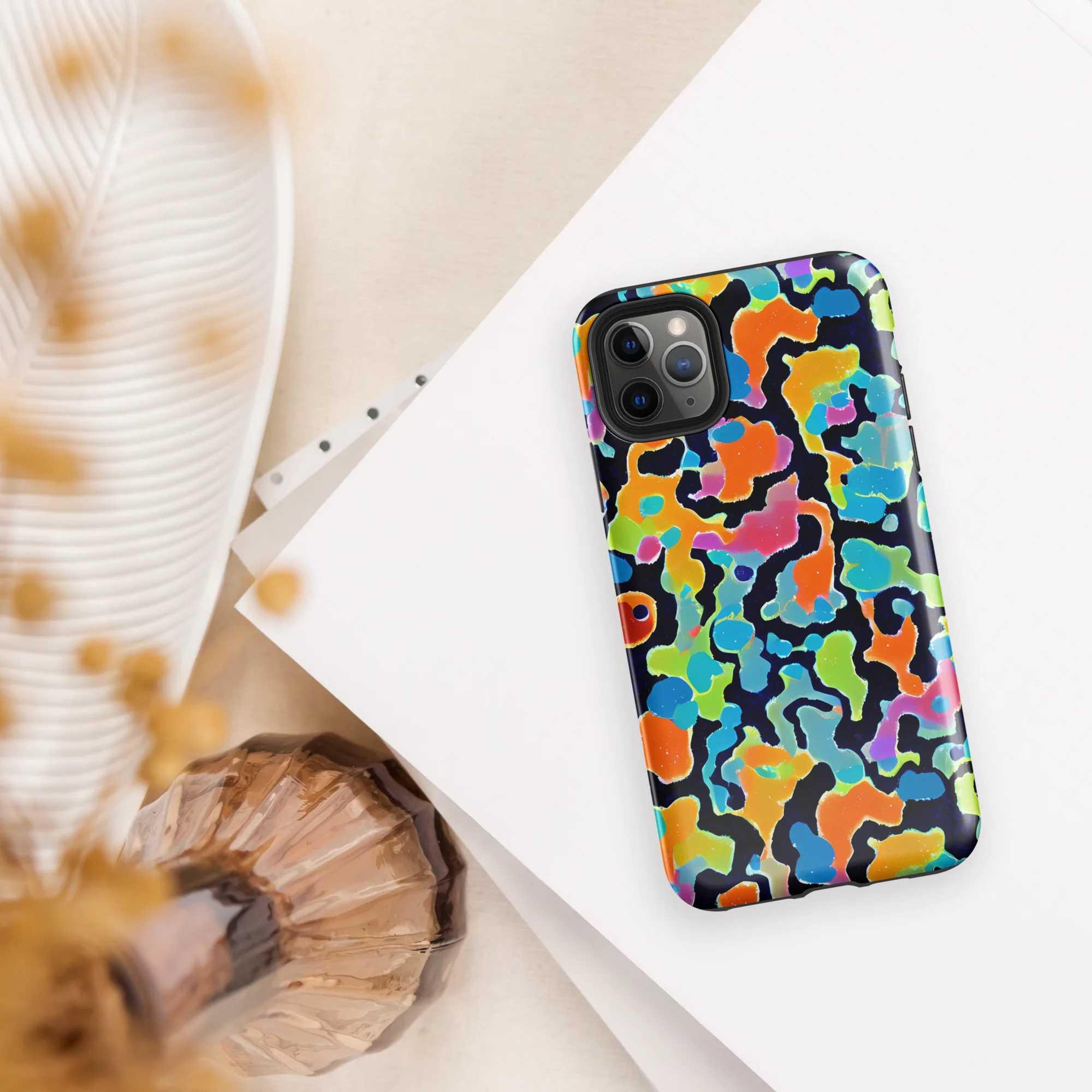 Prism Ooze on Tough Case for iPhone® — Front