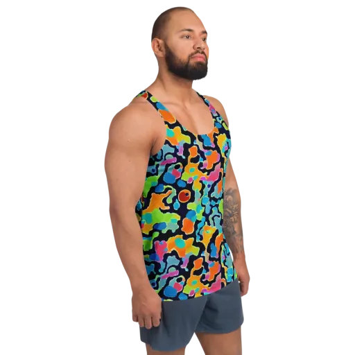 Prism Ooze on a Men's Tank Top