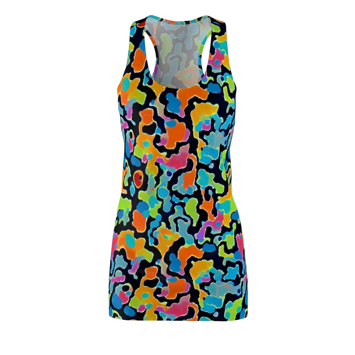 Prism Ooze on Racerback Dress — Front