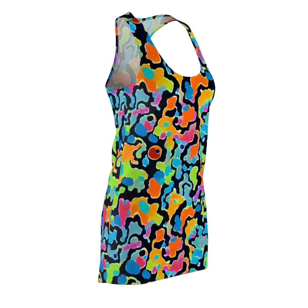 Prism Ooze on Racerback Dress — Front Side