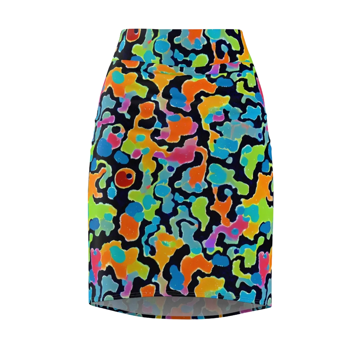 Prism Ooze on Pencil Skirt — Front