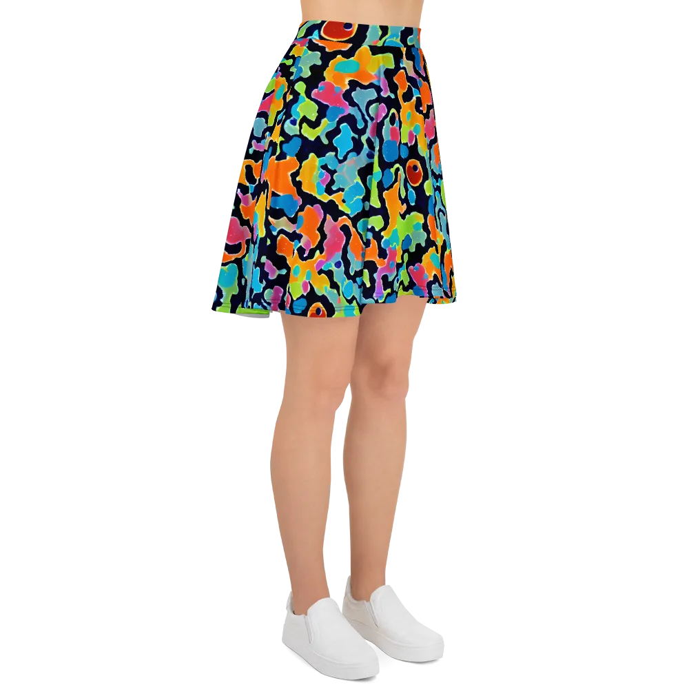 Prism Ooze on Skater Skirt — Right