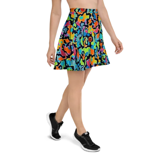Prism Ooze on a Skater Skirt