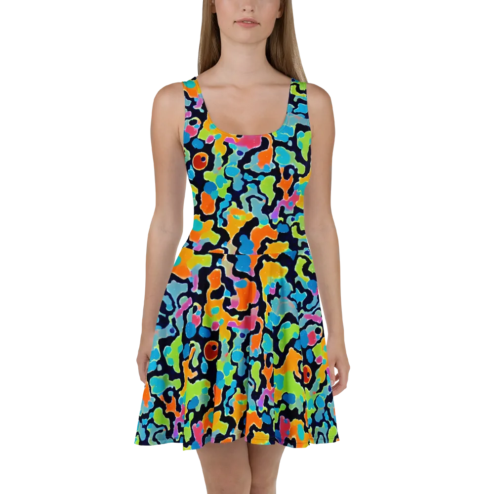 Prism Ooze on Skater Dress — Front