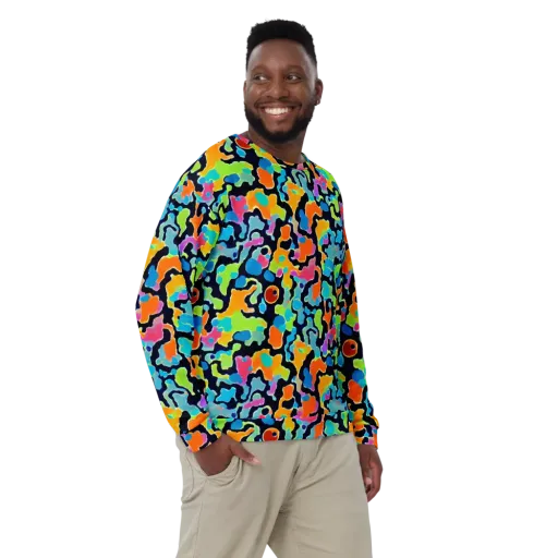 Prism Ooze on a Sweatshirt