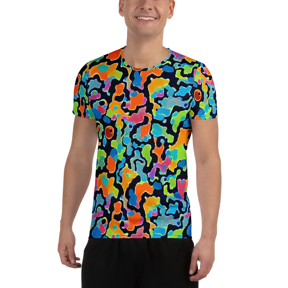 Prism Ooze on Men's Athletic T-Shirt — Front