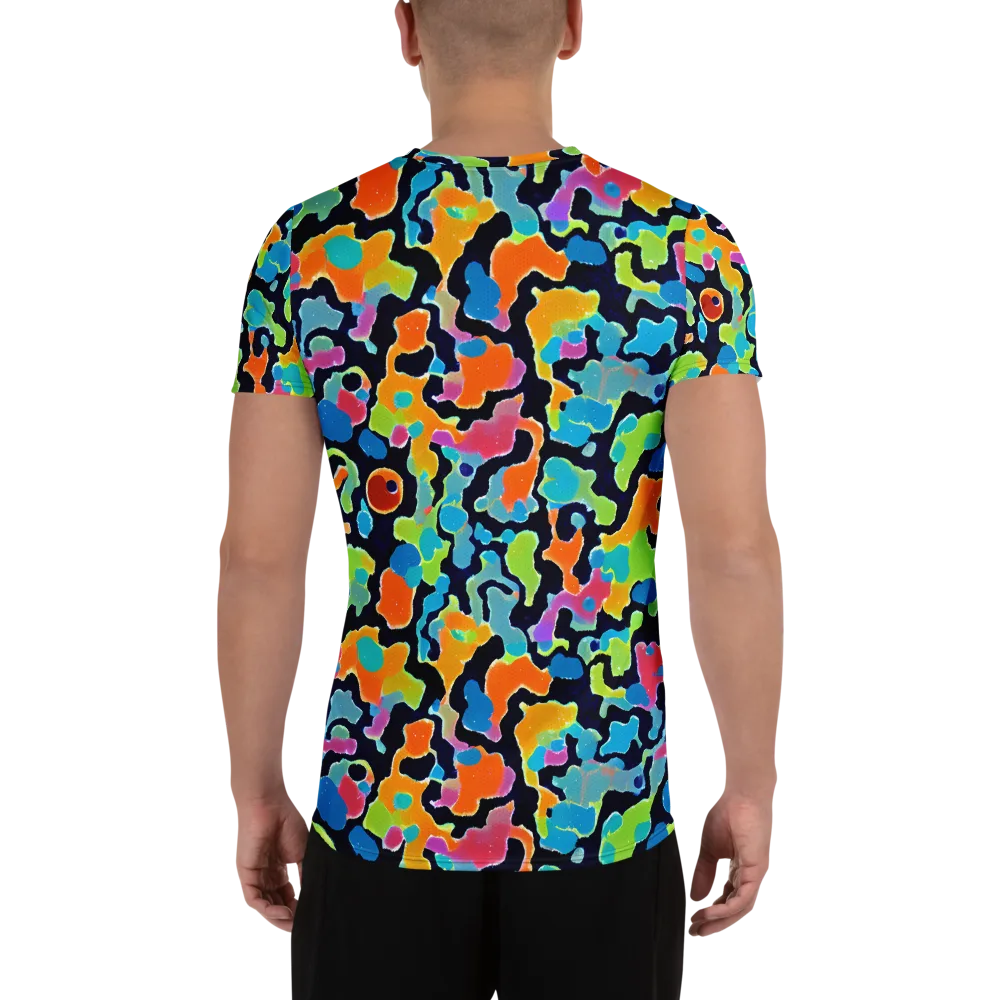 Prism Ooze on Men's Athletic T-Shirt — Back