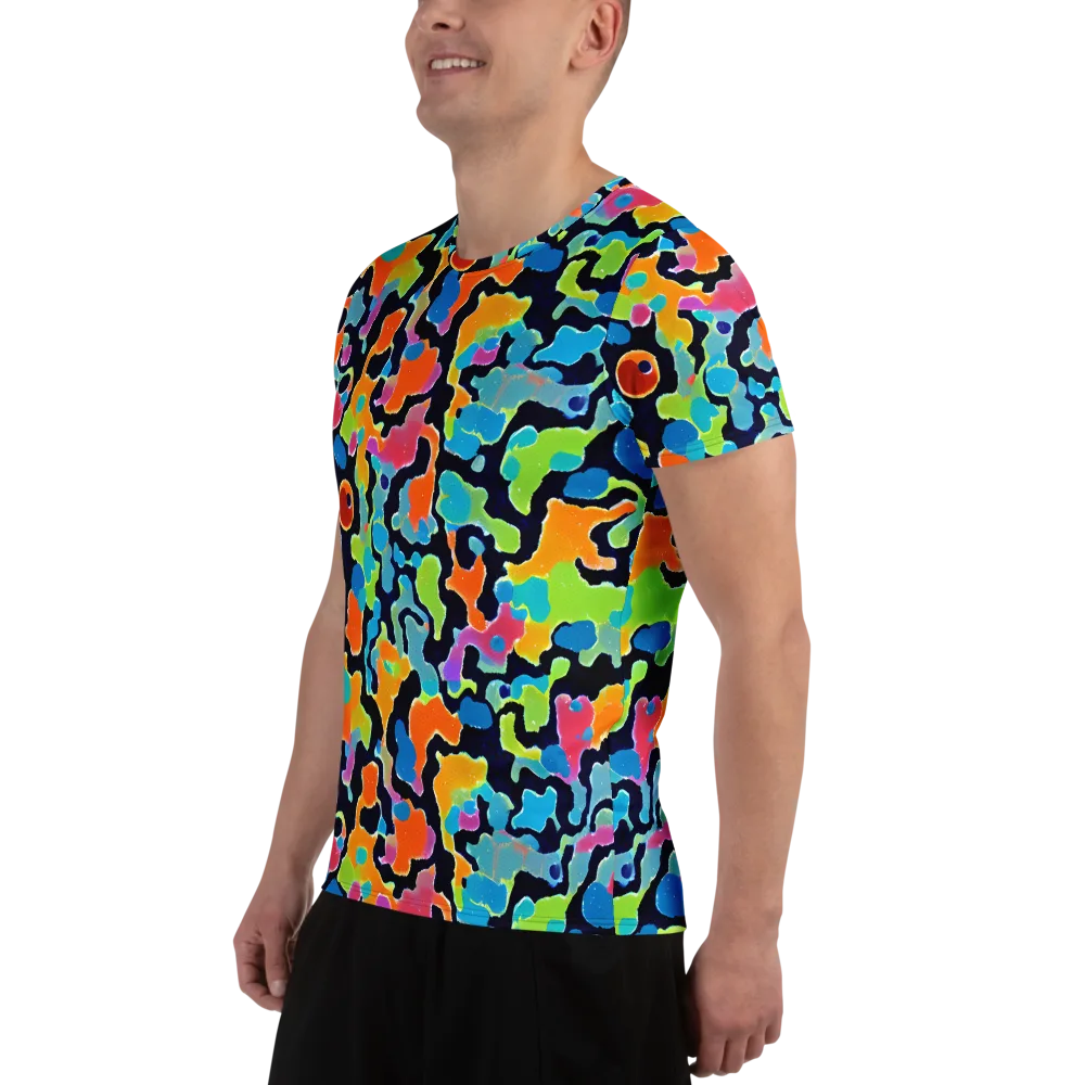 Prism Ooze on Men's Athletic T-Shirt — Left