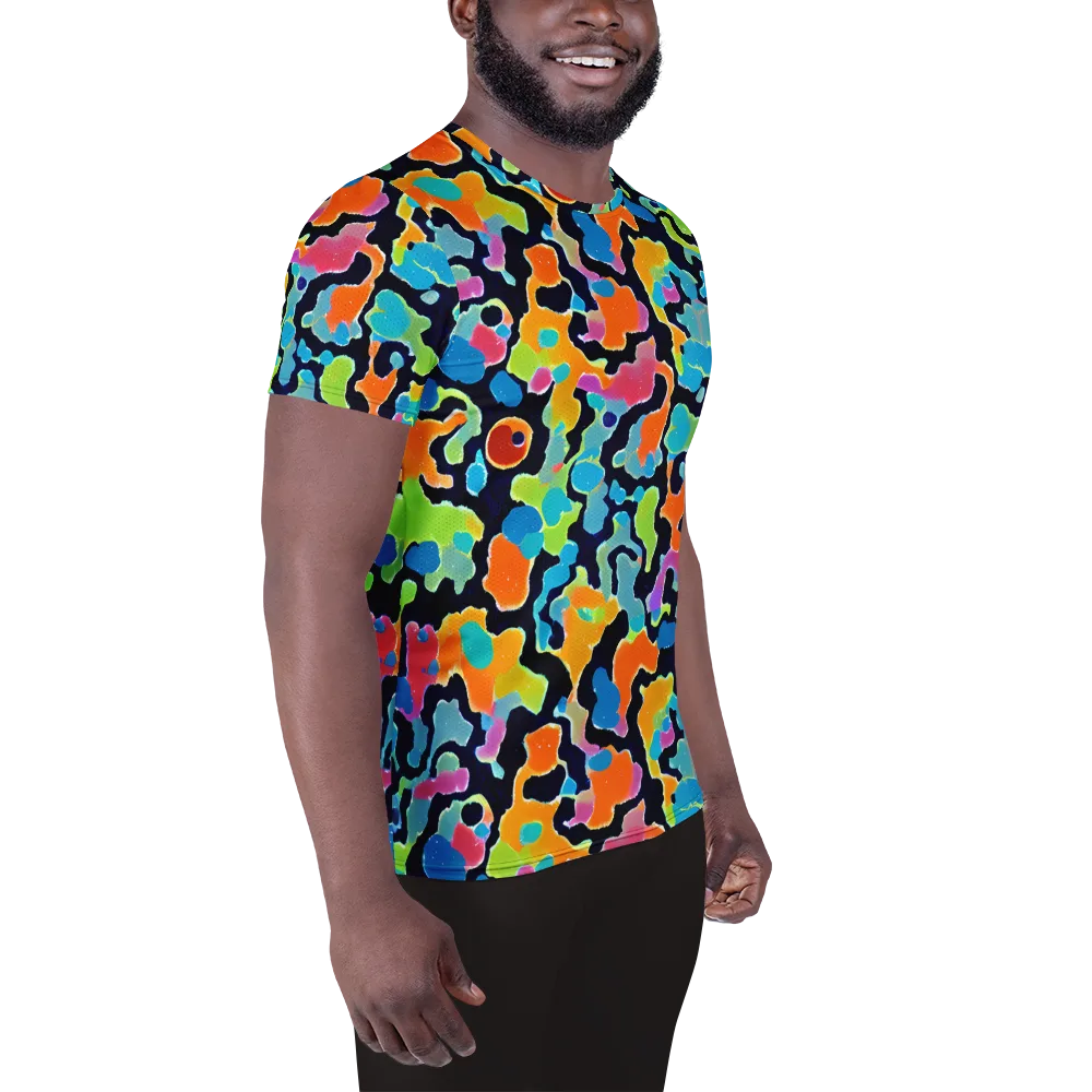 Prism Ooze on Men's Athletic T-Shirt — Right